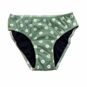 The Iconic For Teens Period Panty – Green Flowers