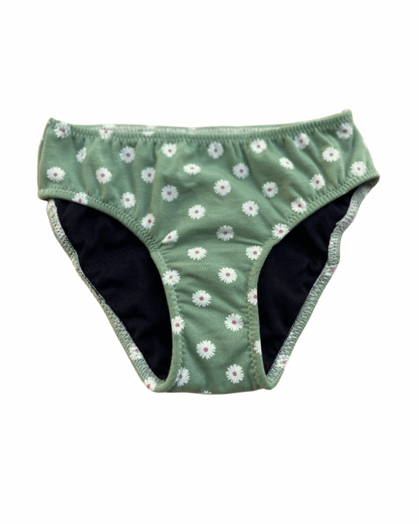 The Iconic For Teens Period Panty - Green Flowers